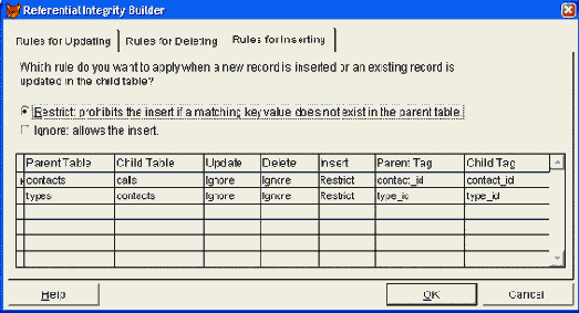   Referential Integrity Builder