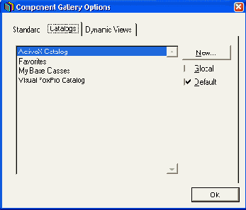  Catalogs  Component Gallery Options