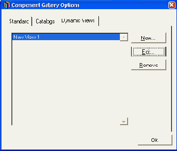  Dynamic Views  Component Gallery Options
